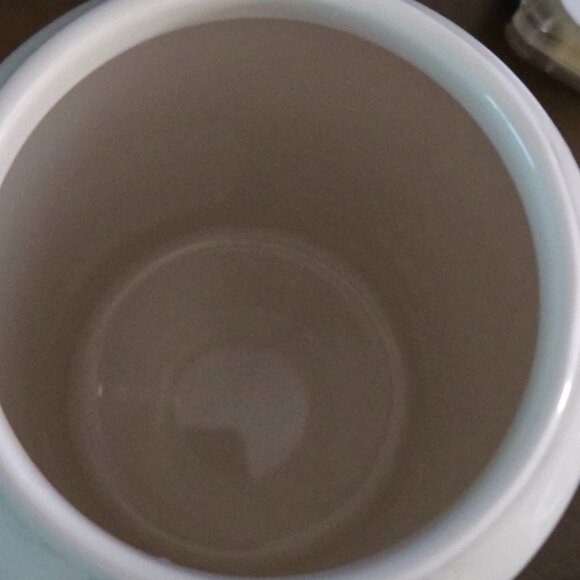 Rae Dunn Puppy Love white ceramic treat canister with lid, black lettering NWOT - Picture 7 of 10